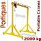 portable gantry crane moveable with load 2000 kg