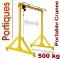 portable gantry crane moveable with load 500 kg