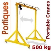 Portable Gantry movable with load 500 kg