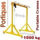 Portable Gantry movable with load 1500 kg